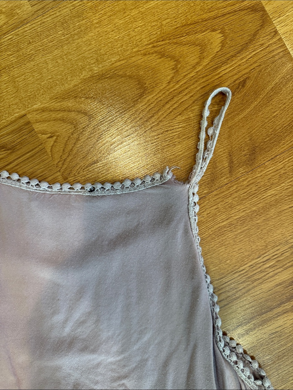 Kendall & Kylie Dusty Pink Embroidered Lace-Trim Camisole - Picture 5 of 5